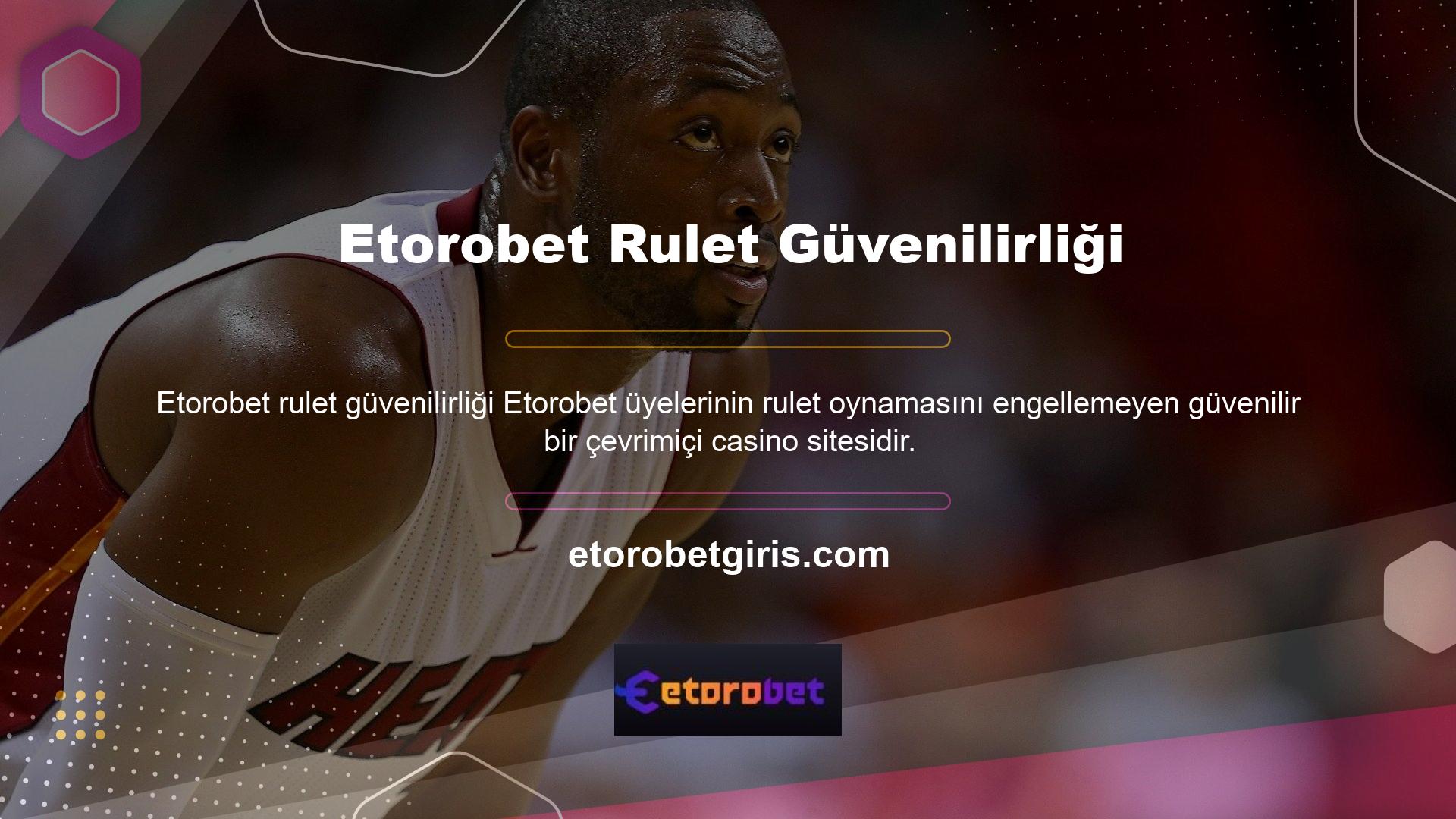 Canlı oyunlar oynamak istiyorsanız, Etorobet casino servis sağlayıcınız olarak seçebilirsiniz